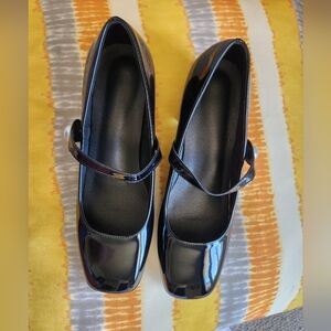 2/$30 Shein Black Doll Shoes with Heels